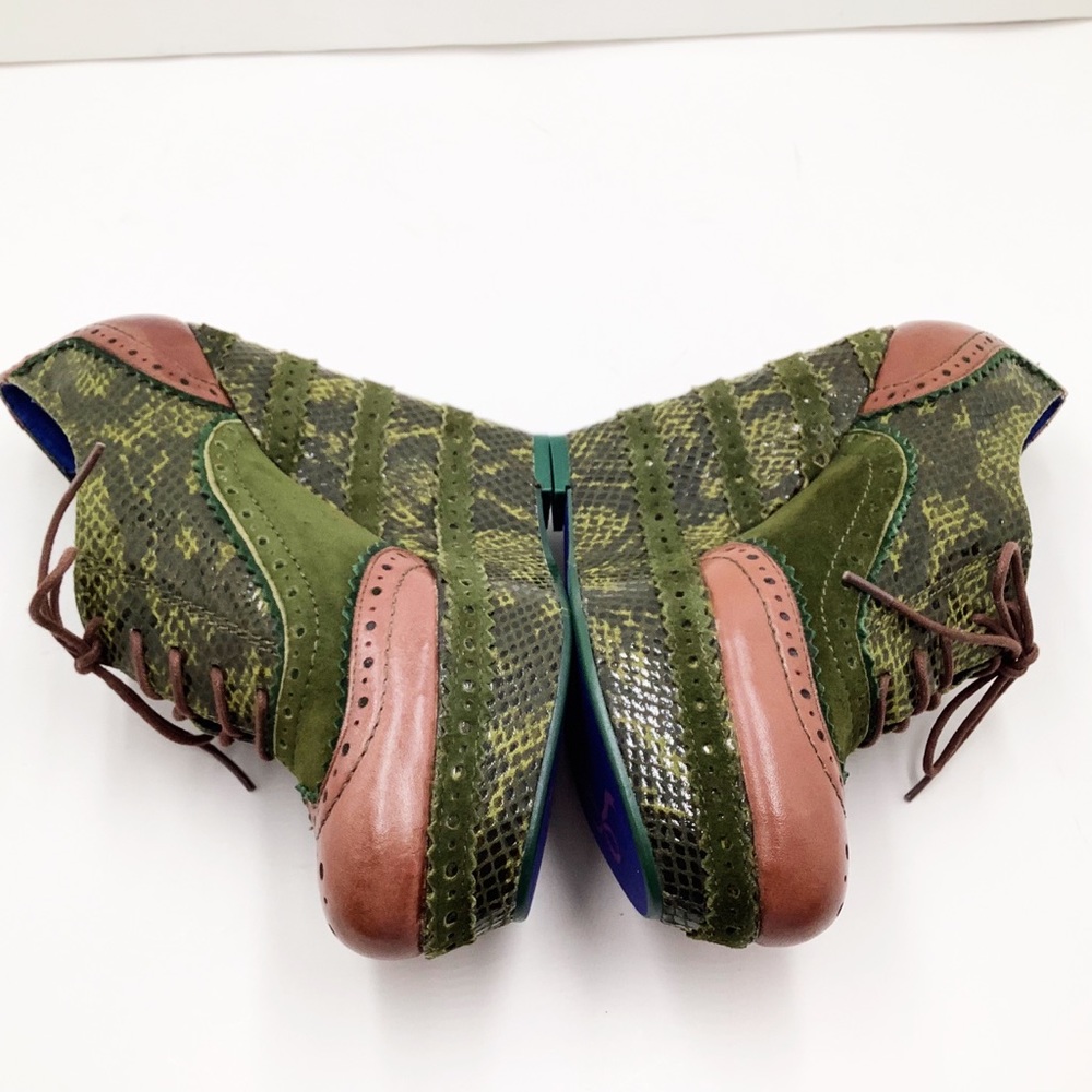 🆕{Poetic Licence} Wild Safari Oxford Wedge - Picture 12 of 16